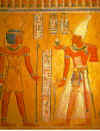 il faraone davanti al dio Shepes